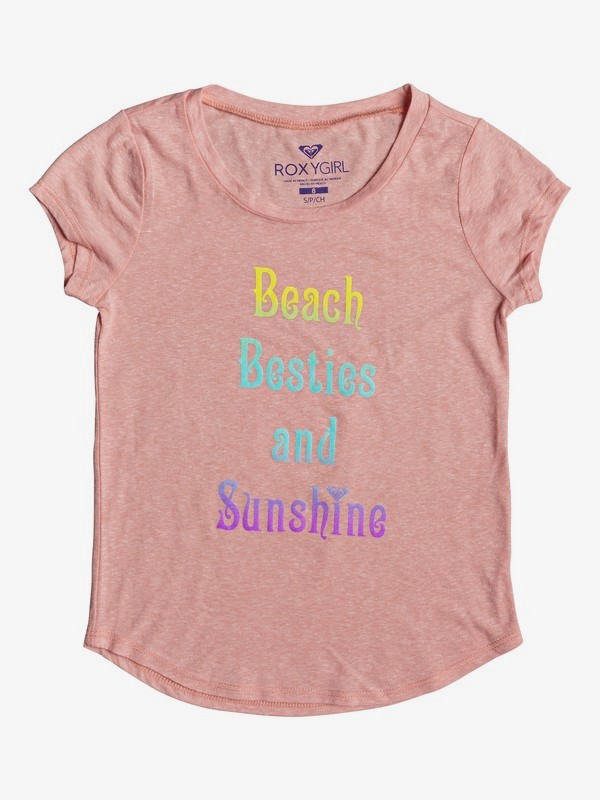 BEACH BESTIES FASHION CREW ARGZT03144 0 Beach Besties - Cap Sleeve T-Shirt ARGZT03144 Roxy