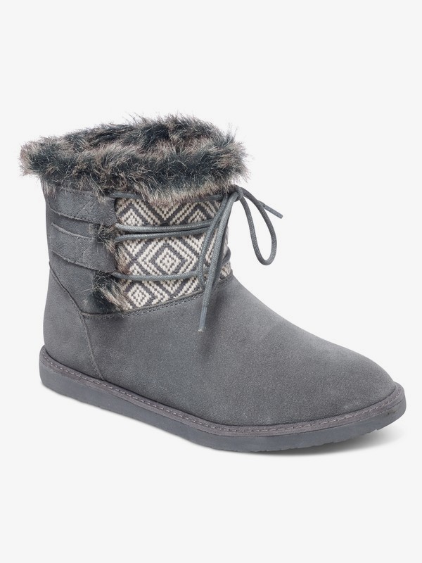 roxy, Tara - Botas De Ante para Mujer, CHARCOAL (chr) 0 Tara - Botas De Ante para Mujer Negro ARJB700349 Roxy
