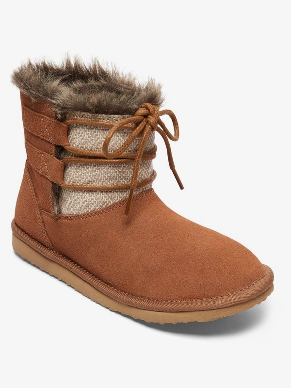 roxy, Tara - Bottes en daim pour Femme, BROWN (brn) 0 Tara - Bottes en daim pour Femme Marron ARJB700554 Roxy