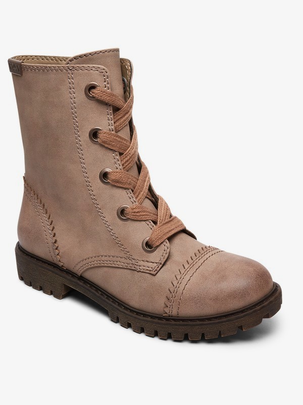 roxy, Addie Lace-Up Boots, TAUPE (tau) 0 Addie Lace-Up Boots Brown ARJB700587 Roxy