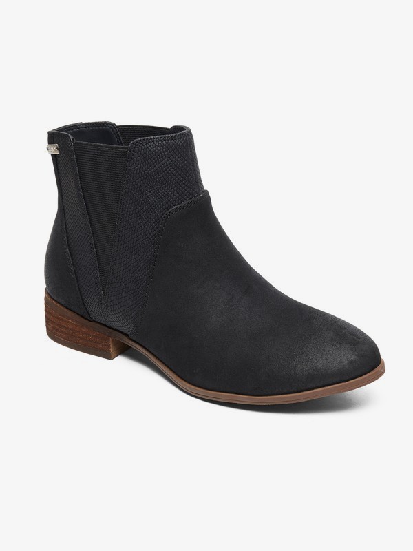 roxy, Linn - Bottines à talons mi-hauts pour Femme, BLACK (blk) 0 Linn - Bottines à talons mi-hauts pour Femme Noir ARJB700592 Roxy