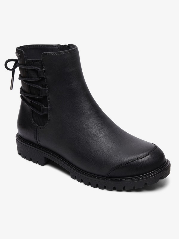 roxy, Kearney Chelsea Faux-Leather Boots, BLACK (blk) 0 Kearney Chelsea Faux-Leather Boots Black ARJB700596 Roxy