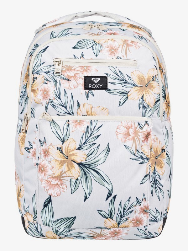 roxy, Here You Are Backpack for, GRAY VIOLET SEASIDE FLORAL (sfv6) 0 Here You Are Backpack for Grey ARJBP03952 Roxy