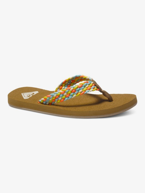 roxy, Porto - Sandals for Women, MULTI (mlt) 0 Porto - Sandals for Women Orange ARJL100397 Roxy