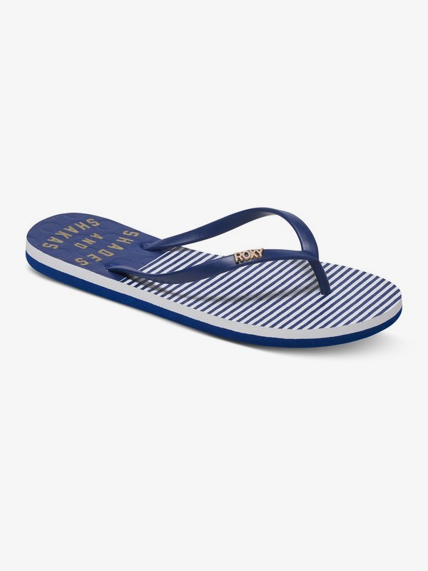 roxy, Viva Stamp - Chancletas para Mujer, NAVY/GOLD (ngl) 0 Viva Stamp - Chancletas para Mujer Azul ARJL100543 Roxy
