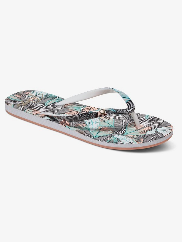 roxy, Portofino - Tongs pour Femme, DARK GREY (dgy) 0 Portofino - Tongs pour Femme Gris ARJL100551 Roxy