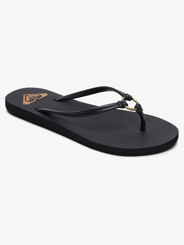 roxy, Solis - Tongs pour Femme, BLACK (blk) 0 Solis - Tongs pour Femme Noir ARJL100649 Roxy