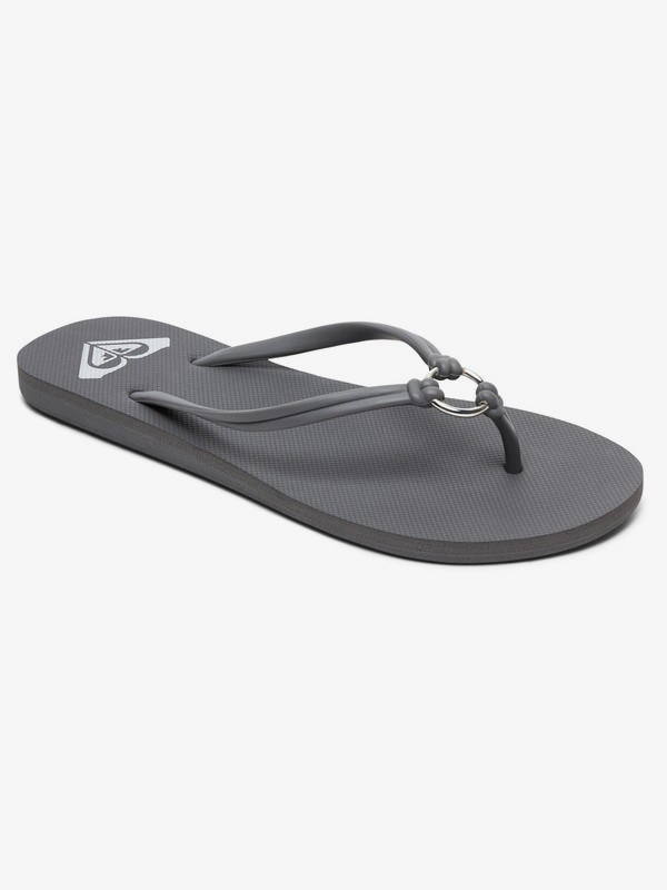 roxy, Solis Flip-Flops, DARK GREY (dgy) 0 Solis Flip-Flops Grey ARJL100649 Roxy