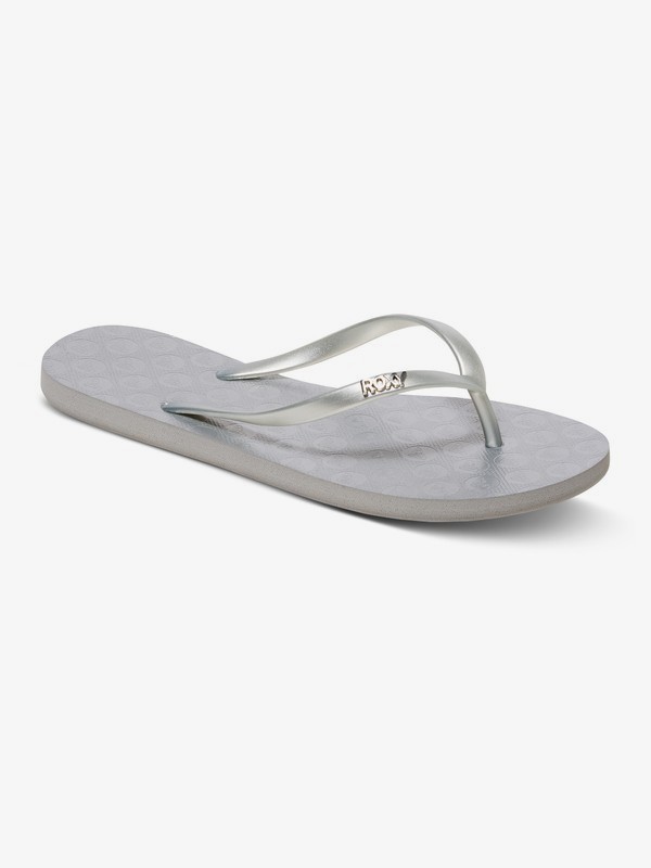 roxy, Viva - Tongs pour Femme, SILVER (sil) 0 Viva - Tongs pour Femme Gris ARJL100663 Roxy