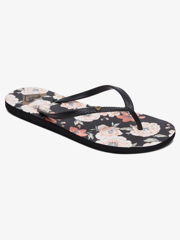 roxy, Bermuda Flip-Flops, BLACK GRAPHIC (bgp) 0 Bermuda Flip-Flops Black ARJL100664 Roxy