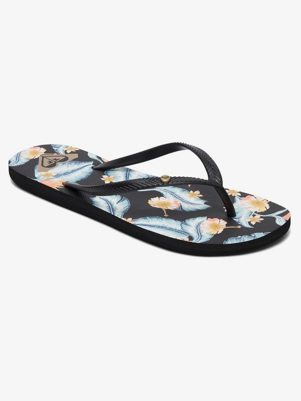roxy, Bermuda - Tongs pour Femme, BLACK (bl0) 0 Bermuda - Tongs pour Femme Noir ARJL100664 Roxy