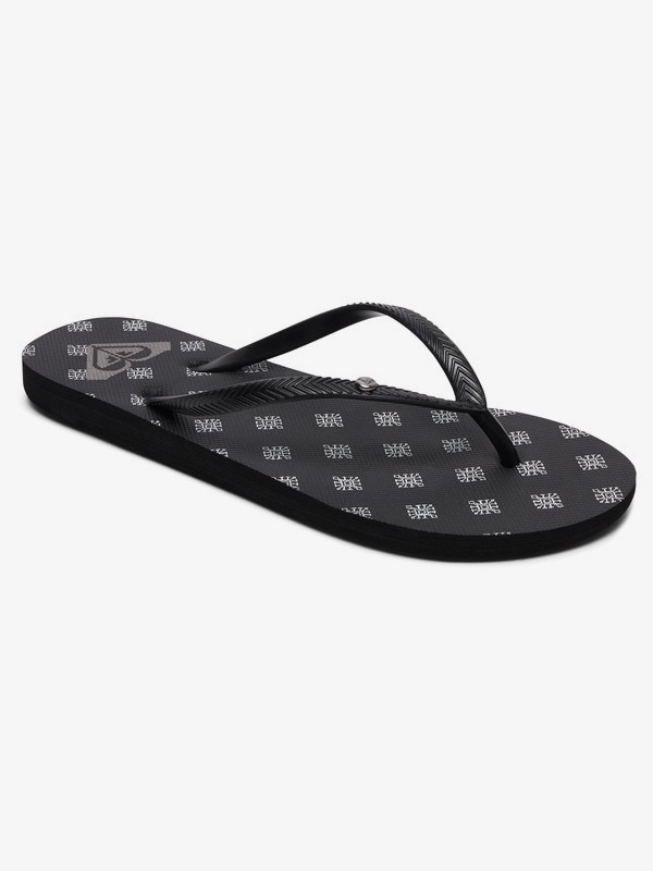 roxy, Bermuda - Tongs pour Femme, BLACK (blk) 0 Bermuda - Tongs pour Femme Noir ARJL100664 Roxy