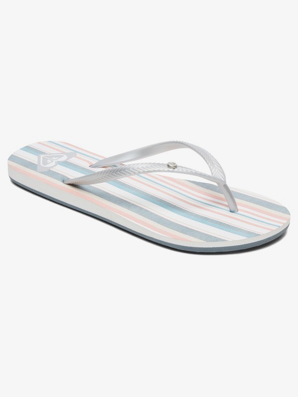 roxy, Bermuda - Chanclas para Mujer, BLUE/WHITE (bwt) 0 Bermuda - Chanclas para Mujer Azul ARJL100664 Roxy