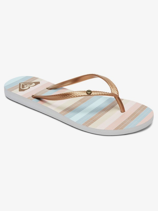 roxy, Sandalias Tipo Flip Flops Bermuda, LIGHT GOLD (lgd) 0 Sandalias Tipo Flip Flops Bermuda Amarillo ARJL100664 Roxy