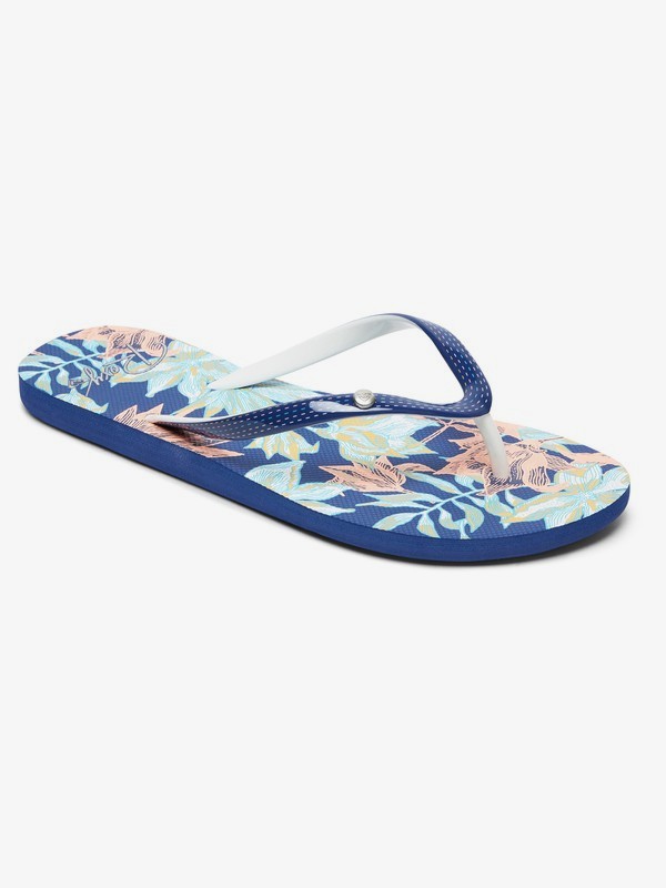 roxy, Portofino Flip-Flops, BLUE CORAL (cob) 0 Portofino Flip-Flops Blue ARJL100668 Roxy