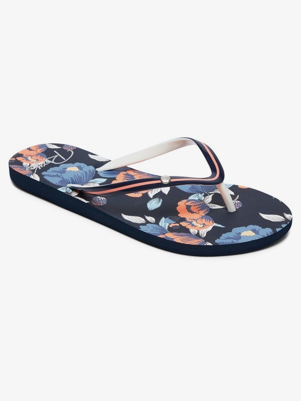 roxy, Portofino - Tongs pour Femme, POPPY (ppy) 0 Portofino - Tongs pour Femme Rose ARJL100668 Roxy