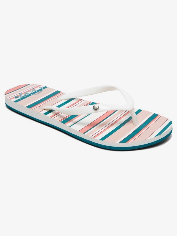 roxy, Portofino Flip-Flops, PINK/WHITE (pw0) 0 Portofino Flip-Flops Pink ARJL100668 Roxy