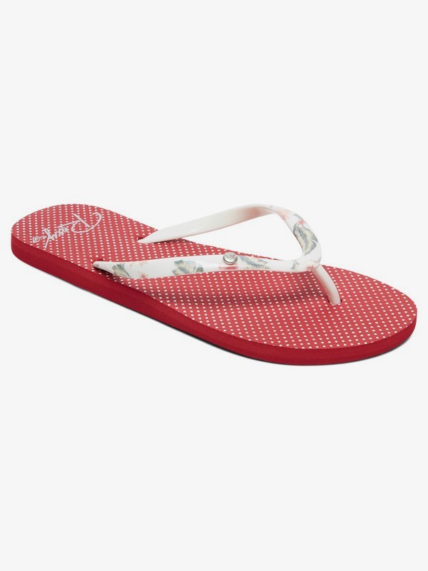 roxy, Portofino - Tongs pour Femme, RASPBERRY (ras) 0 Portofino - Tongs pour Femme Rouge ARJL100668 Roxy