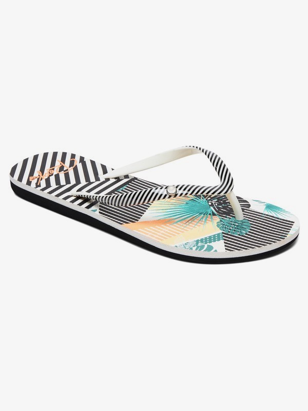 roxy, Portofino - Tongs pour Femme, TEAL (tel) 0 Portofino - Tongs pour Femme Vert ARJL100668 Roxy