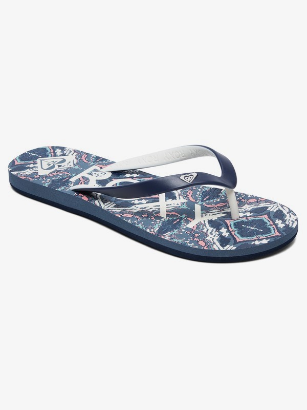 roxy, Tahiti - Tongs pour Femme, NAVY/BLUE/WHITE (nav) 0 Tahiti - Tongs pour Femme Bleu ARJL100669 Roxy