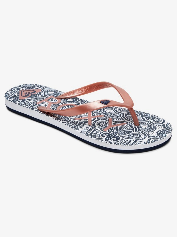 roxy, Tahiti Flip-Flops, ROSE GOLD (rsg) 0 Tahiti Flip-Flops Orange ARJL100669 Roxy