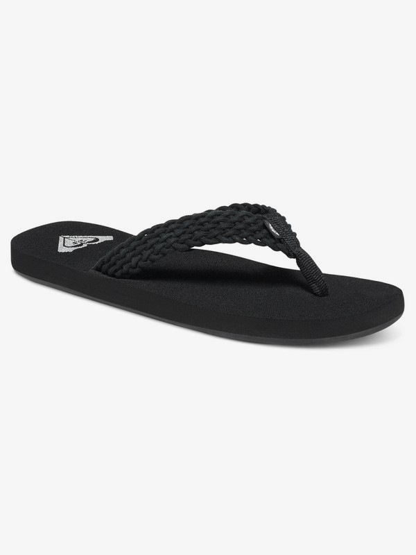 roxy, Porto Sandals, BLACK (blk) 0 Porto Sandals Black ARJL100677 Roxy