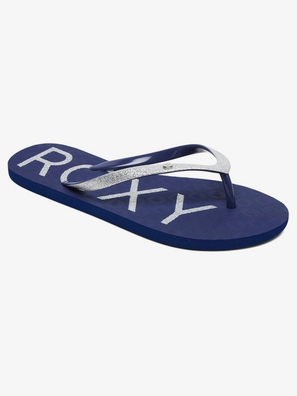 roxy, Viva Glitter - Tongs pour Femme, NAVY (nvy) 0 Viva Glitter - Tongs pour Femme Bleu ARJL100678 Roxy