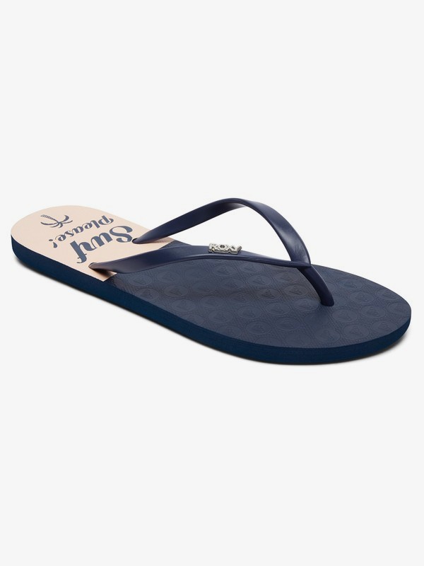 roxy, Viva Stamp - Tongs pour Femme, NAUTICAL BLUE (nab) 0 Viva Stamp - Tongs pour Femme Bleu ARJL100683 Roxy