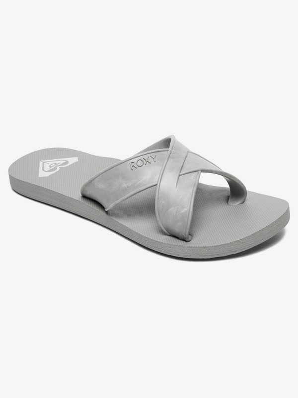 roxy, Carilo Criss-Cross Sandals, LIGHT GREY (lgy) 0 Carilo Criss-Cross Sandals Grey ARJL100767 Roxy