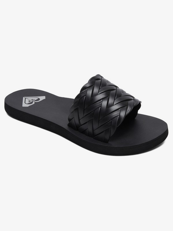 roxy, Kirbi Slider Sandals, BLACK (blk) 0 Kirbi Slider Sandals Black ARJL100768 Roxy