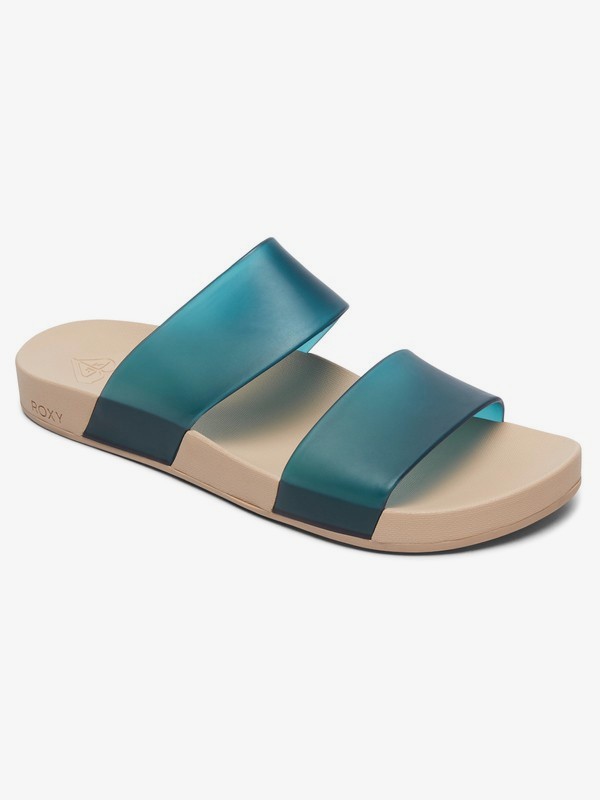 roxy, Lonee 2 Strap Sandals, TEAL (tel) 0 Lonee 2 Strap Sandals Green ARJL100770 Roxy