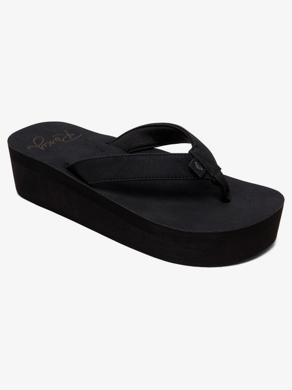 roxy, Melinda Platform Sandals, BLACK (blk) 0 Melinda Platform Sandals Black ARJL100774 Roxy