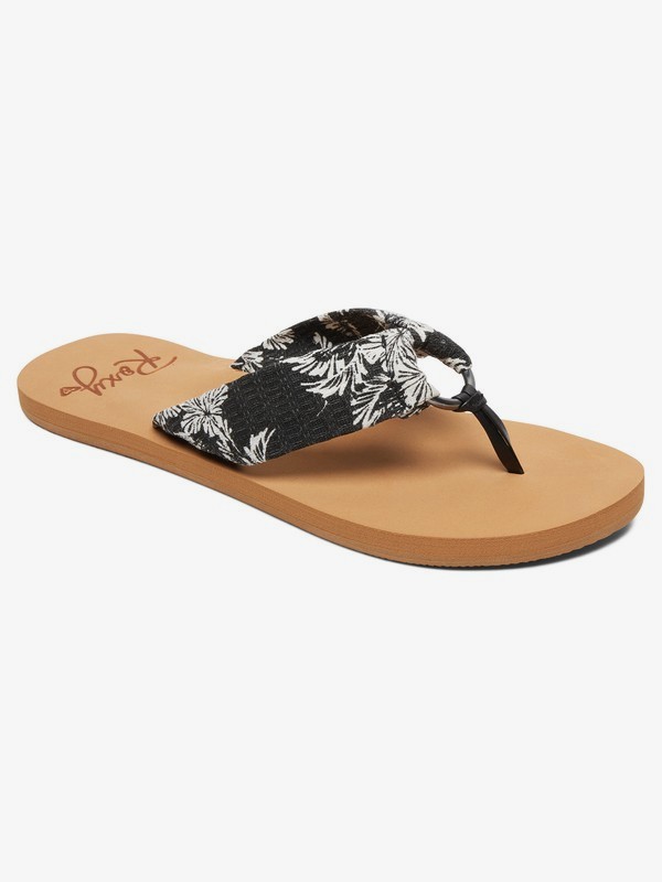 roxy, Paia Sandals, BLACK/WHITE (bkw) 0 Paia Sandals Black ARJL100789 Roxy