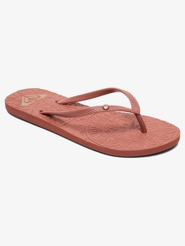 roxy, Antilles Flip-Flops, RUST (rus) 0 Antilles Flip-Flops Red ARJL100798 Roxy