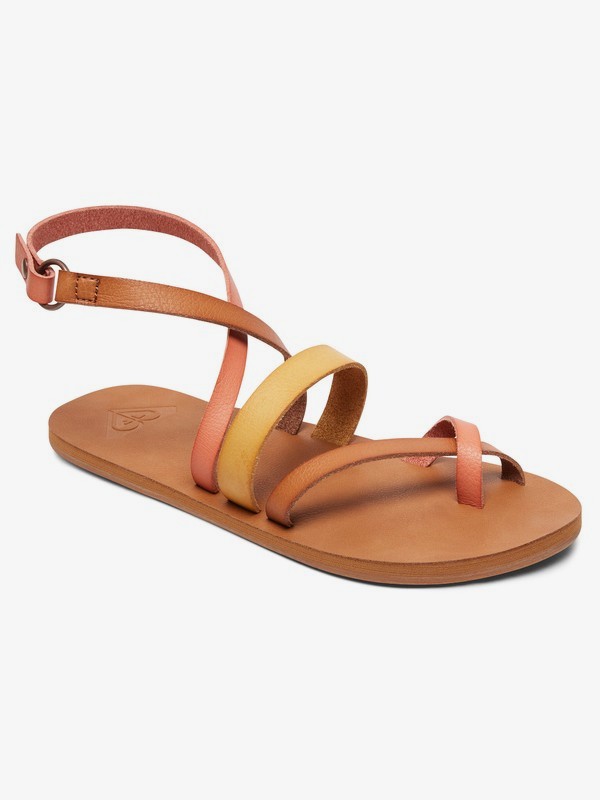 roxy, Rachelle - Sandales pour Femme, MULTI (mlt) 0 Rachelle - Sandales pour Femme Orange ARJL200680 Roxy