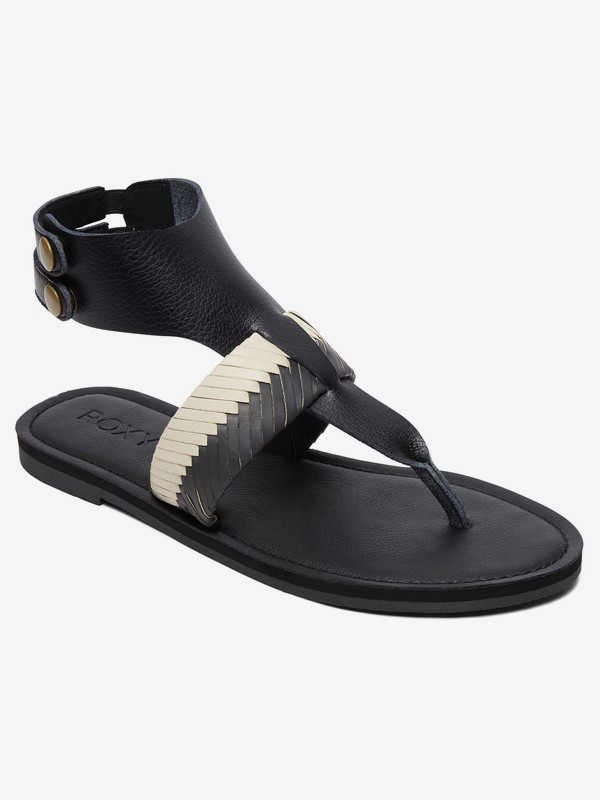 roxy, Bernadette Sandals, BLACK/WHITE (bkw) 0 Bernadette Sandals Black ARJL200684 Roxy