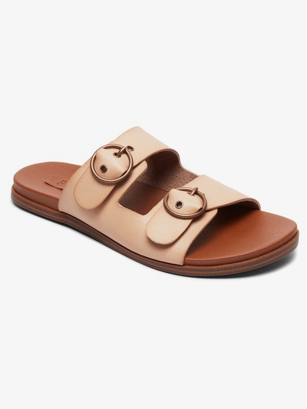 roxy, Neena Buckle Sandals, LIGHT BROWN (lbr) 0 Neena Buckle Sandals Black ARJL200686 Roxy
