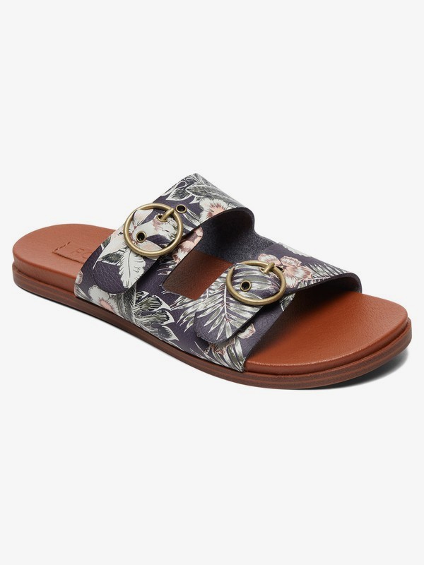 roxy, Neena Buckle Sandals, BLUE RADIANCE (rab) 0 Neena Buckle Sandals Blue ARJL200686 Roxy