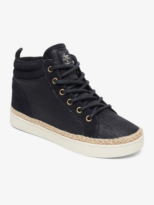 roxy, Harbor Fur - Zapatillas de caña alta para Mujer, BLACK (blk) 0 Harbor Fur - Zapatillas de caña alta para Mujer Negro ARJS100020 Roxy