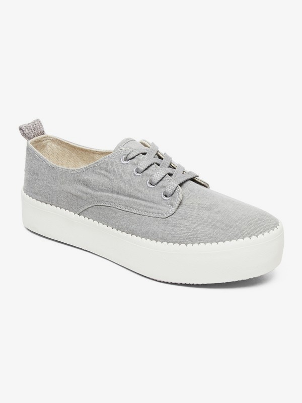 roxy, Shaka Platform Shoes, GREY (gry) 0 Shaka Platform Shoes Grey ARJS300312 Roxy