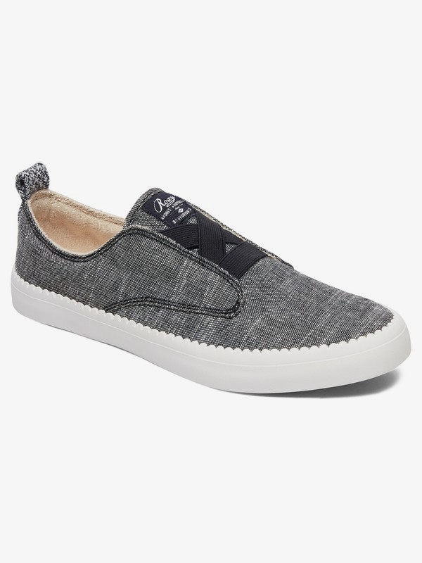 roxy, Shaka Elastic Slip-On Shoes, BLACK (blk) 0 Shaka Elastic Slip-On Shoes Black ARJS300321 Roxy