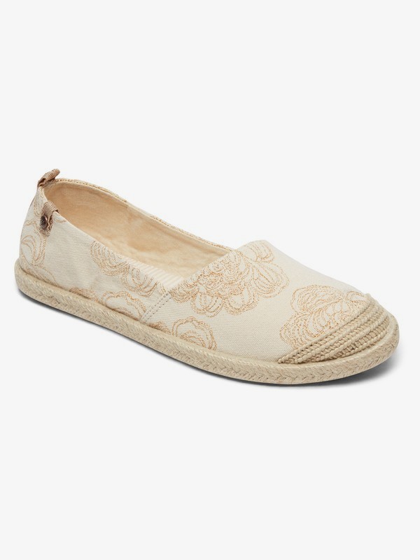 roxy, Flora - Baskets pour Femme, CREAM (cre) 0 Flora - Baskets pour Femme Blanc ARJS600412 Roxy