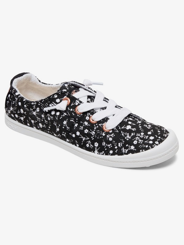 roxy, Zapatos Bayshore, BLACK/WHITE PRINT1 (bip) 0 Zapatos Bayshore Negro ARJS600418 Roxy