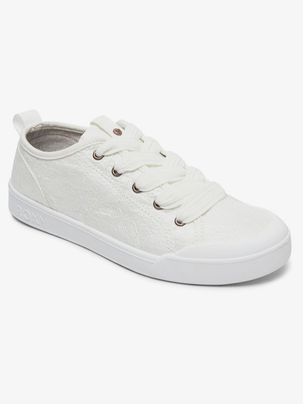 roxy, Thalia Shoes, WHITE HACIENDA (wth) 0 Thalia Shoes White ARJS600424 Roxy