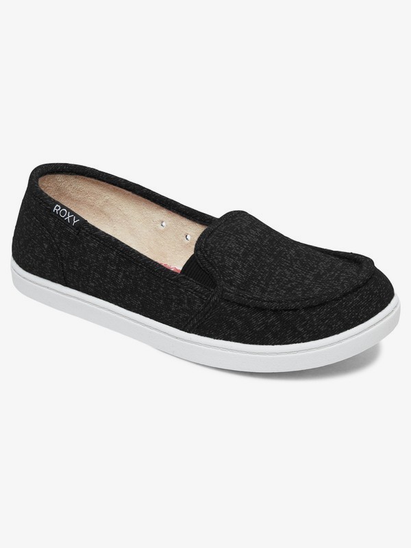 roxy, Minnow Slip-On Shoes, BLACK DARK USED (bkz) 0 Minnow Slip-On Shoes Black ARJS600433 Roxy