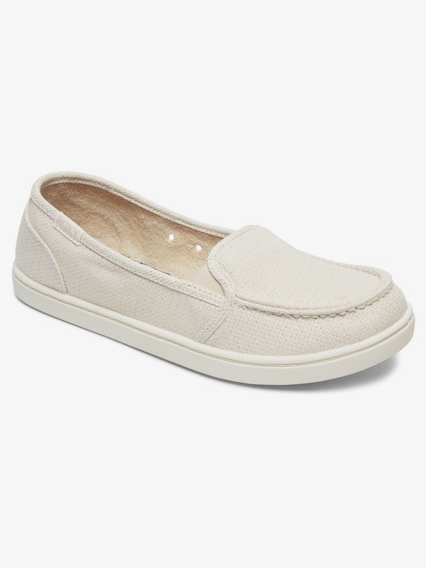 roxy, Minnow Slip-On Shoes, CREAM (cre) 0 Minnow Slip-On Shoes White ARJS600433 Roxy