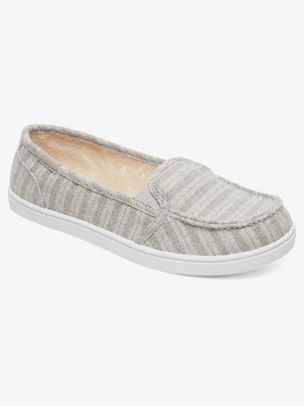 roxy, Minnow Slip-On Shoes, GREY HEATHER (grh) 0 Minnow Slip-On Shoes Grey ARJS600433 Roxy