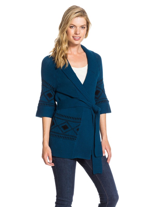 roxy, Coast Road Sweater, OCEAN (bsk0) 0 Coast Road Sweater ARJSW03037 Roxy