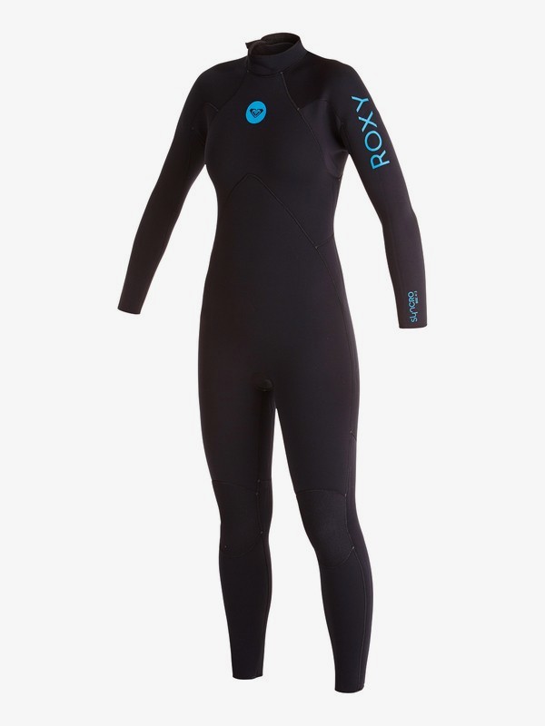 roxy, 5/4/3mm Syncro Base Back Zip Wetsuit, BLACK (kvd0) 0 5/4/3mm Syncro Base Back Zip Wetsuit ARJW103046 Roxy