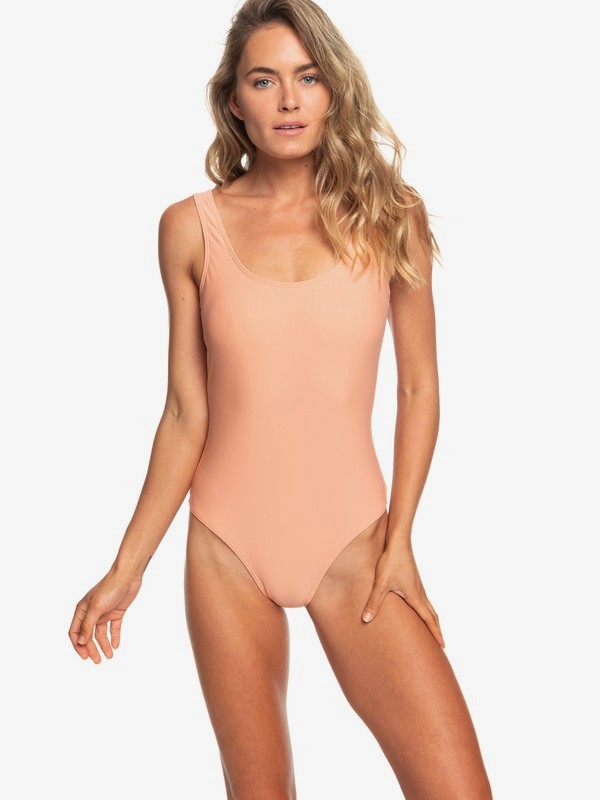 roxy, Printed Beach Classic One-Piece Swimsuit, MUTED CLAY (mja0) 0 Printed Beach Classic One-Piece Swimsuit Pink ARJX103069 Roxy